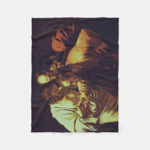 The Incredulity of Saint Thomas by Caravaggio Fleece Blanket