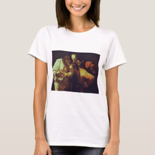 The Incredulity of Saint Thomas by Caravaggio T-Shirt