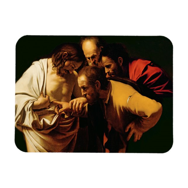 The Incredulity of St. Thomas, 1602-03 Magnet (Horizontal)