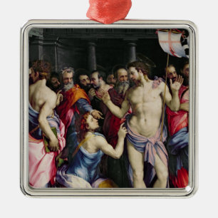 The Incredulity of St. Thomas, c.1547 Metal Tree Decoration