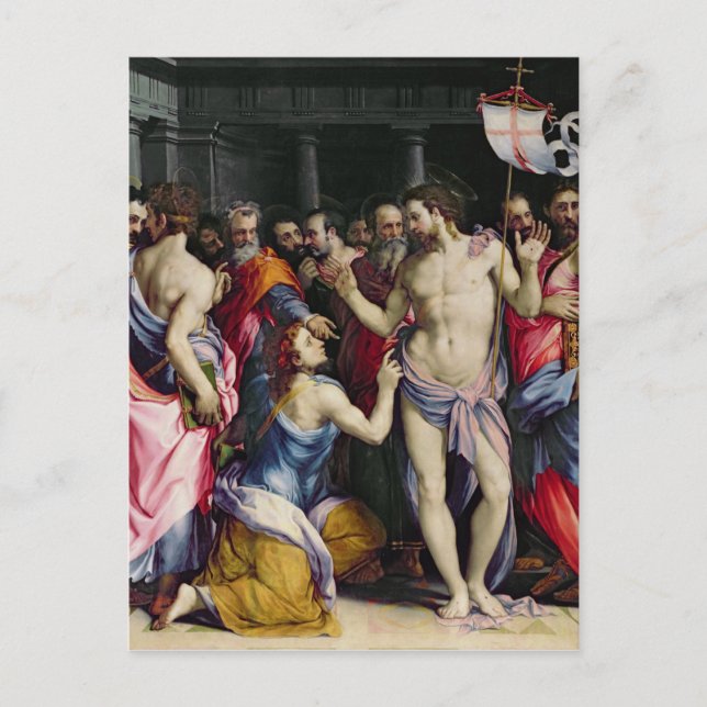 The Incredulity of St. Thomas, c.1547 Postcard (Front)