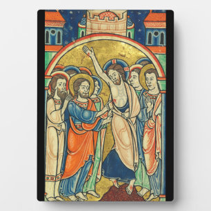 The Incredulity of St Thomas from Psalter Plaque