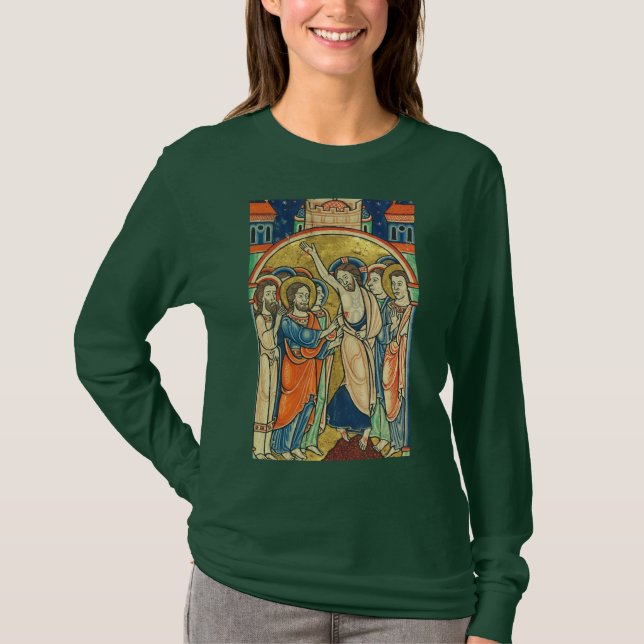 The Incredulity of St Thomas from Psalter  T-Shirt (Front)