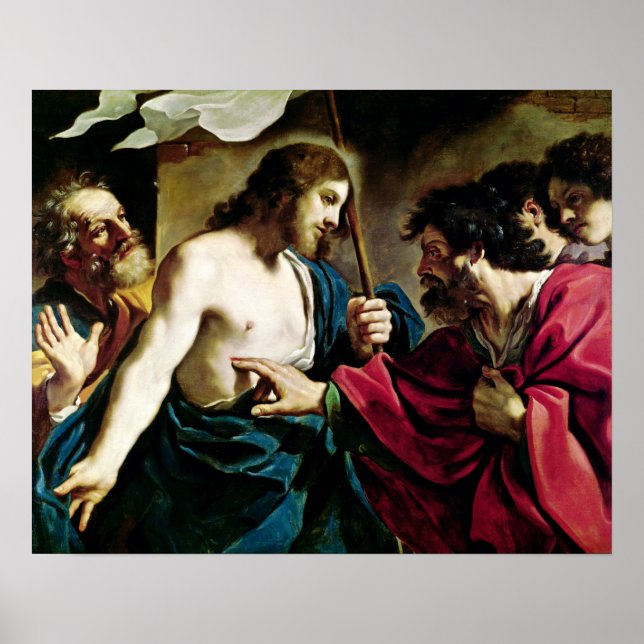 The Incredulity of St. Thomas Poster (Front)