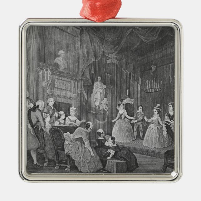 The Indian Emperor, engraved by Robert Dodd Metal Tree Decoration (Front)