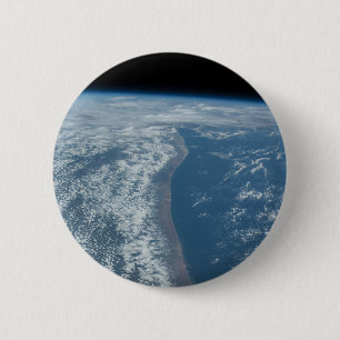 The Indian Ocean Coastline Of Kenya And Somalia. 6 Cm Round Badge