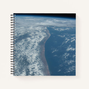 The Indian Ocean Coastline Of Kenya And Somalia. Notebook