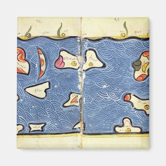 The Indian Ocean, from an atlas Magnet (Front)