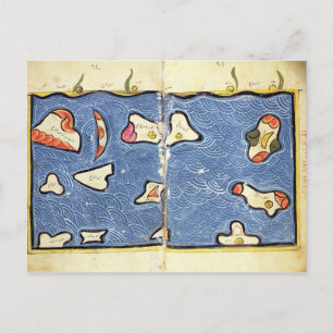 The Indian Ocean, from an atlas Postcard