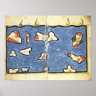 The Indian Ocean, from an atlas Poster