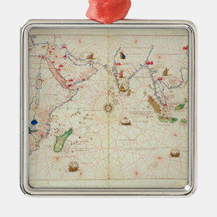 The Indian Ocean Metal Tree Decoration