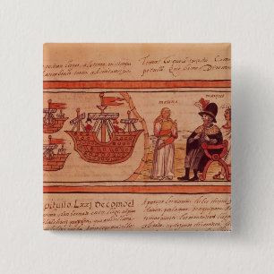 The Indian princess Malinche or Dona Marina 15 Cm Square Badge