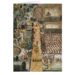 The Indian village of Secoton, c.1570-80