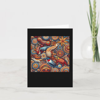 The Indigenous Of Australia Aboriginal Culture Art Card