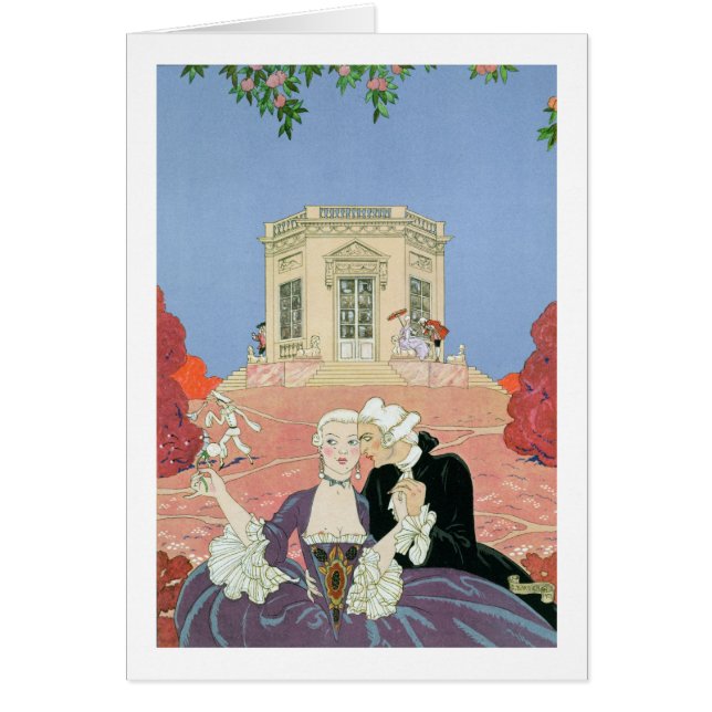 The Indolents,  illustration for 'Fetes Galantes' (Front)