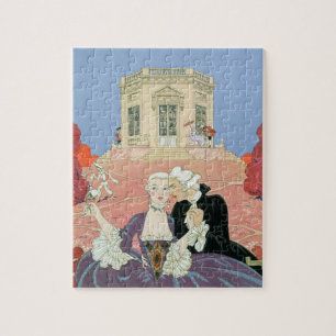 The Indolents, illustration for 'Fetes Galantes' Jigsaw Puzzle