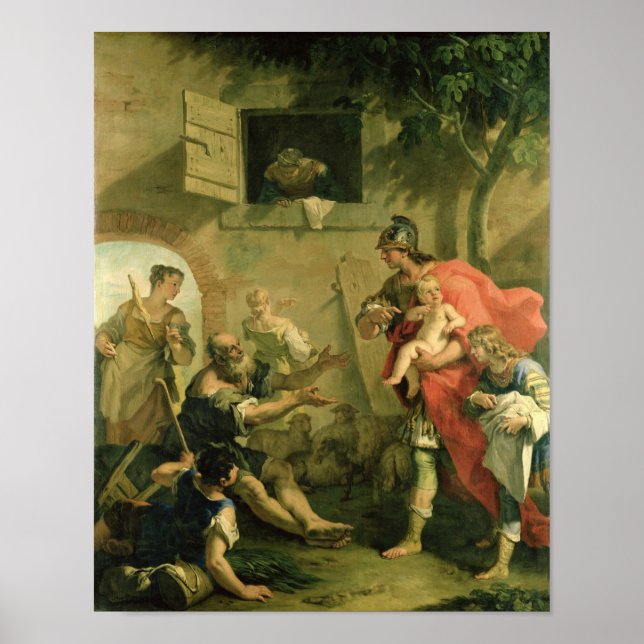 The Infant Cyrus with the Shepherd Poster (Front)