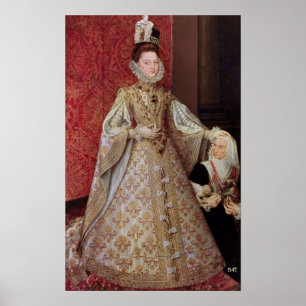 The Infanta Isabel Clara Eugenia with the Poster