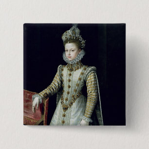 The Infanta Isabel Clara Eugenie  1579 15 Cm Square Badge