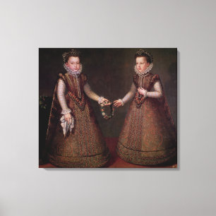 The Infantas Isabella Clara Eugenia Canvas Print