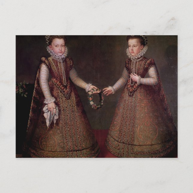The Infantas Isabella Clara Eugenia Postcard (Front)
