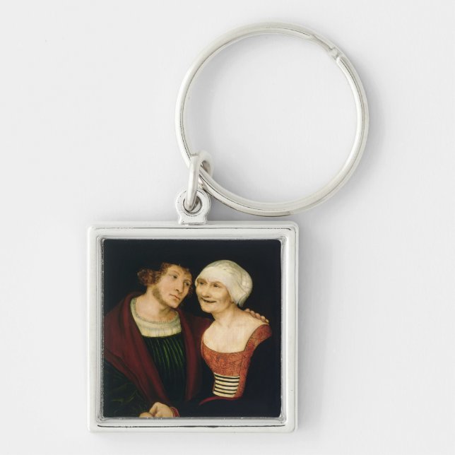 The Infatuated Old Woman Key Ring (Front)