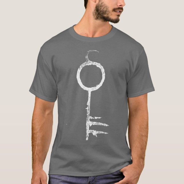 The Infernal Key white gift girl retro T-Shirt (Front)