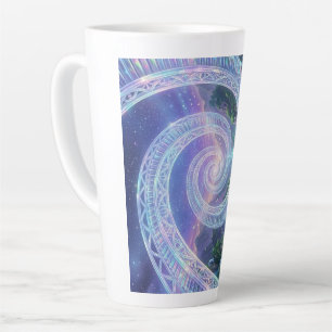 The Infinite Stellar Staircase Latte Mug