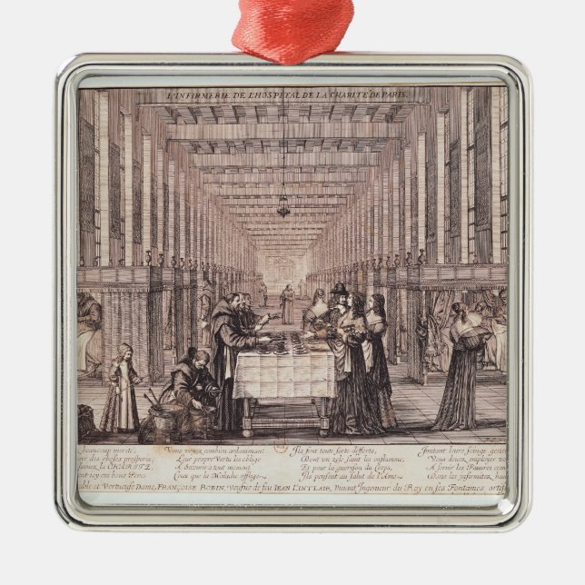 The Infirmary of the Sisters of Charity Metal Tree Decoration (Front)