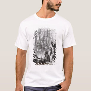 The Inhabitants of Boston Throw T-Shirt
