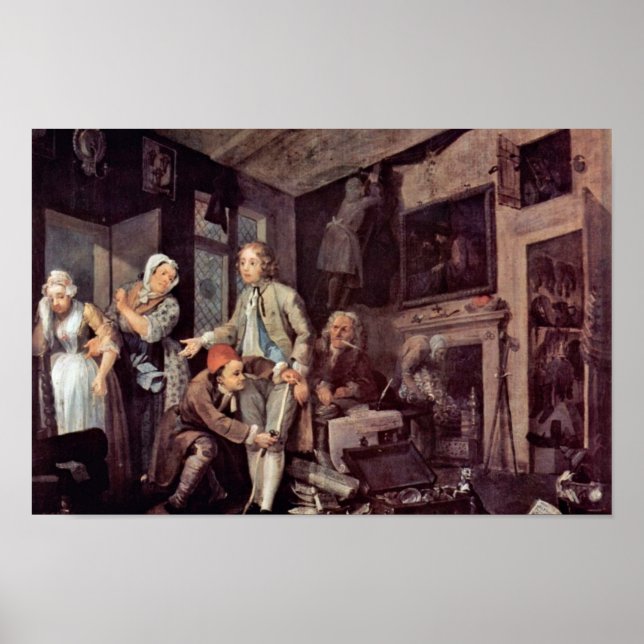 The Inheritance " By Hogarth William Poster (Front)
