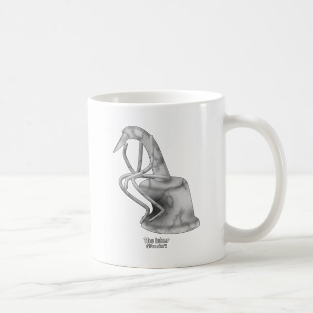The Inker ("Pen-sive") Coffee Mug (Right)