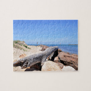 The Inlet at Lake Montauk Point Jigsaw Puzzle