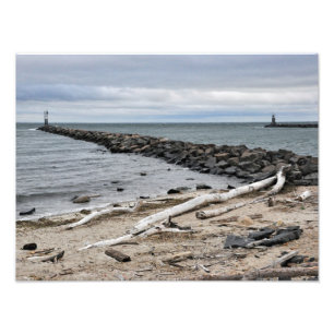 The Inlet at Lake Montauk Point Photo Print