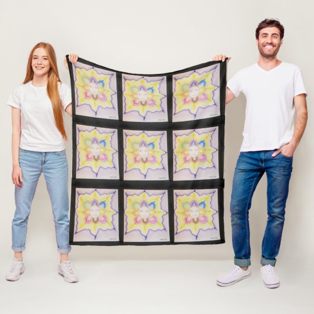 The Inner Light Fleece Blanket (In Situ)