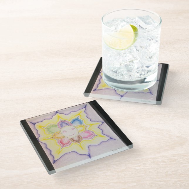 The Inner Light Glass Coaster (Angled)