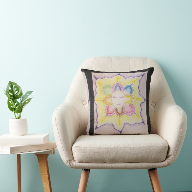 The Inner Light  Throw Pillow (Chair)