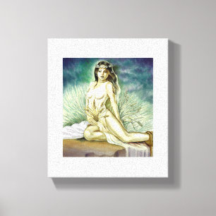 The innocent Kore and the hand of Hades Canvas Print