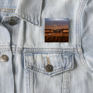 The Insight Lander 15 Cm Square Badge