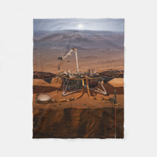 The Insight Lander Fleece Blanket