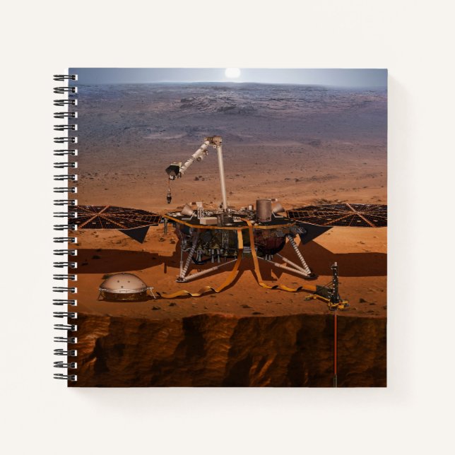 The Insight Lander Notebook (Front)