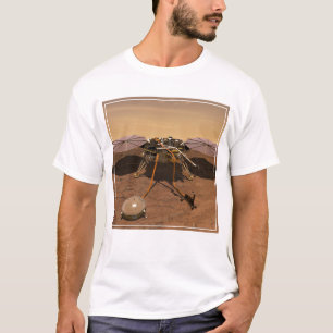 The Insight Lander Operating On Surface Of Mars. T-Shirt