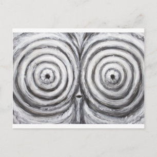 The Insomnia Penguin (odd surrealism) Postcard