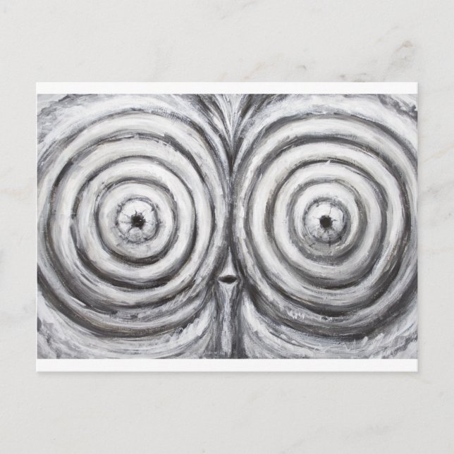 The Insomnia Penguin (odd surrealism) Postcard (Front)