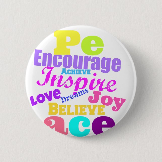 The Inspire Collection 6 Cm Round Badge (Front)
