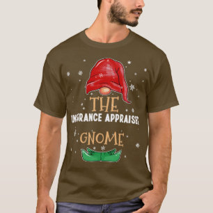 The insurance appraiser Gnome Family Matching Chri T-Shirt