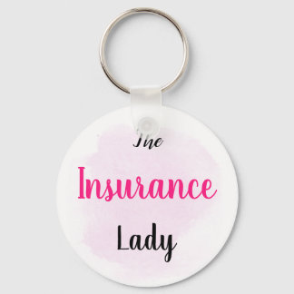 The Insurance Lady - Insurance Marketing Gift Key Ring