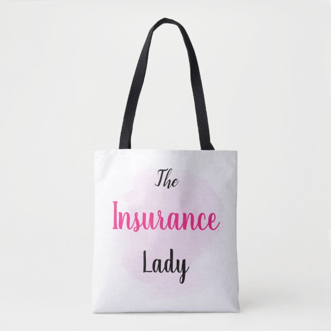 The Insurance Lady - Insurance Marketing Gift Tote Bag (Front)