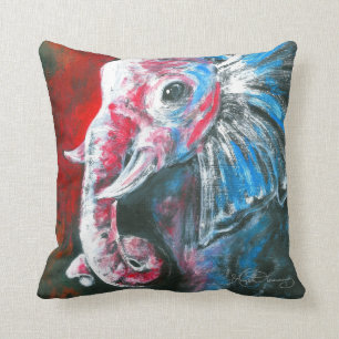 The Intelligent Elegant Elephant Cushion