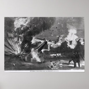 The Interior of Fort Sumter During the Poster